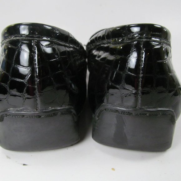 Bella Vita Croc Embossed Driving Loafers Womens 7. - Picture 5 of 8